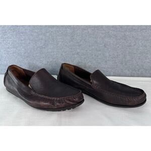 Clark's Ultimate Comfort  Men's 12 Brown Leather Driving Loafer Classic Comfort